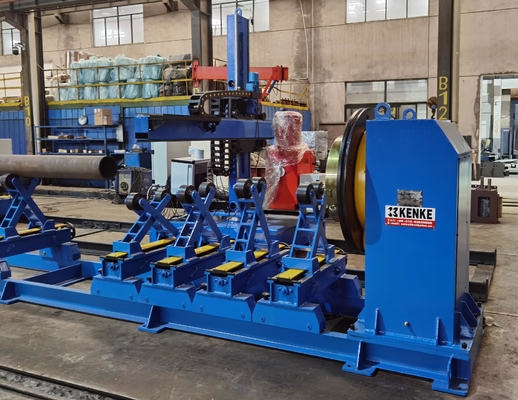 VFD TWB40 Positioner для сварки труб с тремя челюстными роликами и двойными подпорными роликами