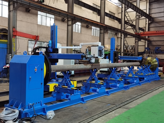 VFD TWB40 Positioner для сварки труб с тремя челюстными роликами и двойными подпорными роликами