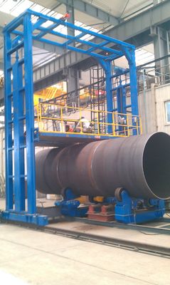 Самоцентрирующийся сварочный вращатель с приводной способностью 60 тонн, скоростью вращения роликов 6-60 м/ч и скоростью вращения 100-1000 мм/мин для автоматической сварки